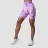 ICANIWILL Define Seamless Tie Dye Biker Shorts, Purple Breeze