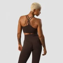 ICANIWILL Define Seamless Scrunch Sports Bra, Dark Brown -butik med fitnessudstyr 13036 284R ICANIWILL Define Seamless Scrunch Sports Bra Dark Brown 03 0123