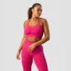 ICANIWILL Define Seamless Scrunch Sports Bra, Bright Pink