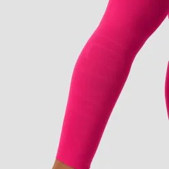 ICANIWILL Define Seamless Scrunch Tights, Bright Pink -butik med fitnessudstyr 13037 287R ICANIWILL Define Seamless Scrunch Tights Bright Pink 05 1222