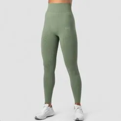 ICANIWILL Define Seamless Tights, Dusty Green