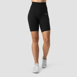 ICANIWILL Scrunch Seamless Biker Shorts, Black -butik med fitnessudstyr 13050 001R ICIW Scrunch Seamless Biker Shorts Black 02 0622