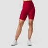 ICANIWILL Scrunch Seamless Biker Shorts, Deep Red