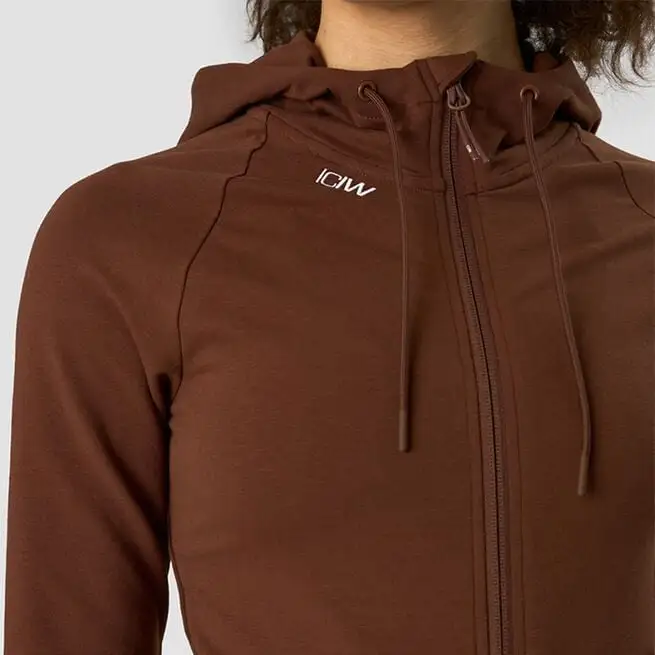 ICANIWILL Activity Zip Hoodie, Cinnamon 3 ICANIWILL Activity Zip Hoodie, Cinnamon - Billede 3