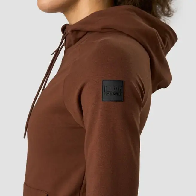 ICANIWILL Activity Zip Hoodie, Cinnamon 4 ICANIWILL Activity Zip Hoodie, Cinnamon - Billede 4