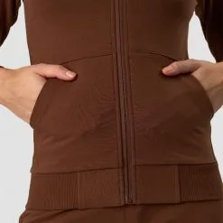 ICANIWILL Activity Zip Hoodie, Cinnamon 34 ICANIWILL Activity Zip Hoodie, Cinnamon -butik med fitnessudstyr 13063 243R ICANIWILL Activity Zip Hoodie Cinnamon 05 0922 2