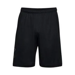 Under Armour UA Tech Graphic Short, Steel -butik med fitnessudstyr 1306443 001r under armour ua tech graphic short black 2 2