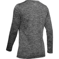 Under Armour Tech LS Crew Twist, Black -butik med fitnessudstyr 1307486 001 HB