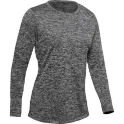 Under Armour Tech LS Crew Twist, Black -butik med fitnessudstyr 1307486 001 HF