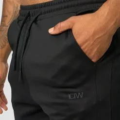 ICANIWILL Training Club Warm Up Pants, Black -butik med fitnessudstyr 13091 001R ICANIWILL Training Club Warm Up Pants Black 03 1122