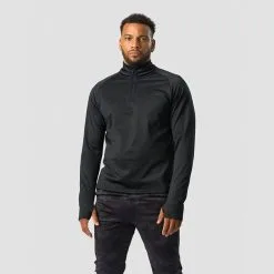 ICANIWILL Training Club 1/4 Zip Long Sleeve, Black