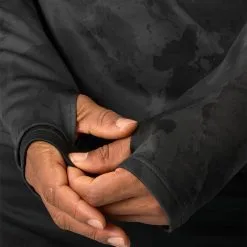 ICANIWILL Training Club 1/4 Zip Long Sleeve, Black Camo -butik med fitnessudstyr 13094 246R ICANIWILL Training Club 1 4 Zip Long Sleeve Black Camo 06 1122