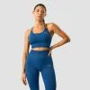 ICANIWILL Ribbed Define Seamless Sports Bra, Dark Navy