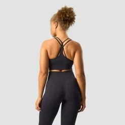 ICANIWILL Ribbed Define Seamless Sports Bra, Dark Graphite -butik med fitnessudstyr 13105 261R ICANIWILL Ribbed Define Seamless Sports Bra Dark Graphite 02 0922