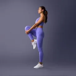 ICANIWILL Ribbed Define Seamless Sports Bra, Dark Lavender -butik med fitnessudstyr 13105 277R ICANIWILL Ribbed Define Seamless Sports Bra Dark Lavender 07 0922