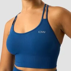 ICANIWILL Define Seamless Sports Bra, Dark Navy 9 ICANIWILL Define Seamless Sports Bra, Dark Navy -butik med fitnessudstyr 13107 033R ICANIWILL Define Seamless Sports Bra Dark Navy 03 0922