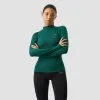 ICANIWILL Everyday 1/4 Zip, Dark Green Melange