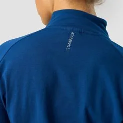 ICANIWILL Define Cropped 1/4 Zip Adjustable, Dark Navy -butik med fitnessudstyr 13109 033R ICANIWILL Define Cropped 1 4 Zip Adjustable Dark Navy 04 0922