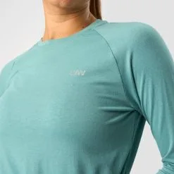 ICANIWILL Define Cropped Adjustable Long Sleeve, Mineral Green 10 ICANIWILL Define Cropped Adjustable Long Sleeve, Mineral Green -butik med fitnessudstyr 13110 278R ICANIWILL Define Cropped Adjustable Long Sleeve Mineral Green 03 0922