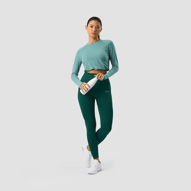 ICANIWILL Define Cropped Adjustable Long Sleeve, Mineral Green 8 ICANIWILL Define Cropped Adjustable Long Sleeve, Mineral Green - Billede 8