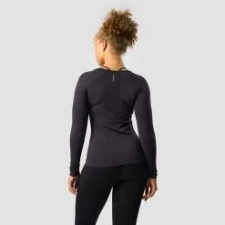 ICANIWILL Everyday Seamless LS, Dark Graphite -butik med fitnessudstyr 13112 261R ICANIWILL Everyday Seamless LS Dark Graphite 02 0922