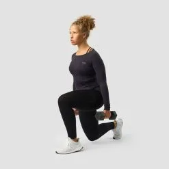 ICANIWILL Everyday Seamless LS, Dark Graphite -butik med fitnessudstyr 13112 261R ICANIWILL Everyday Seamless LS Dark Graphite 06 0922