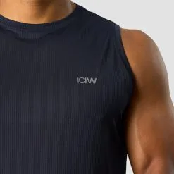 ICANIWILL Ultimate Training Tank Men, Navy -butik med fitnessudstyr 13113 009R ICANIWILL Ultimate Training Tank Men Navy 03 1122