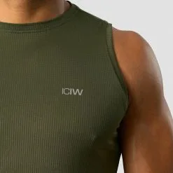 ICANIWILL Ultimate Training Tank Men, Green 6 ICANIWILL Ultimate Training Tank Men, Green -butik med fitnessudstyr 13113 013R ICANIWILL Ultimate Training Tank Men Green 03 1122