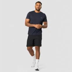 ICANIWILL Ultimate Training Tee, Navy -butik med fitnessudstyr 13114 009R ICANIWILL Ultimate Training Tee Navy 05 1122