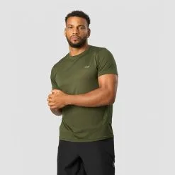 ICANIWILL Ultimate Training Tee, Green -butik med fitnessudstyr 13114 013R ICANIWILL Ultimate Training Tee Green 03 1122