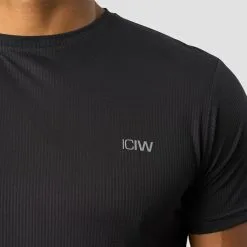 ICANIWILL Ultimate Training Tee, Graphite -butik med fitnessudstyr 13114 016R ICANIWILL Ultimate Training Tee Graphite 03 1122