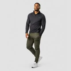 ICANIWILL Ultimate Training Zip Pants, Green -butik med fitnessudstyr 13115 013R ICANIWILL Ultimate Training Zip Pants Green 05 1122