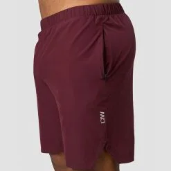 ICANIWILL Ultimate Training Shorts Men, Burgundy -butik med fitnessudstyr 13116 006R ICANIWILL Ultimate Training Shorts Men Burgundy 03 1122