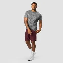 ICANIWILL Ultimate Training Shorts Men, Burgundy -butik med fitnessudstyr 13116 006R ICANIWILL Ultimate Training Shorts Men Burgundy 06 1122
