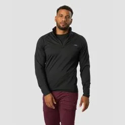 ICANIWILL Ultimate Training 1/4 Zip, Black -butik med fitnessudstyr 13117 001R ICANIWILL Ultimate Training 1 4 Zip Black 03 1122