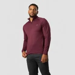 ICANIWILL Ultimate Training 1/4 Zip, Burgundy