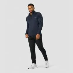 ICANIWILL Ultimate Training 1/4 Zip, Navy -butik med fitnessudstyr 13117 009R ICANIWILL Ultimate Training 1 4 Zip Navy 04 1122