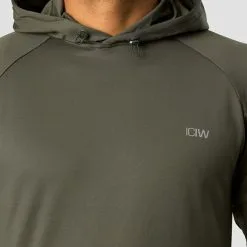 ICANIWILL Ultimate Training Hoodie, Green -butik med fitnessudstyr 13118 013R ICANIWILL Ultimate Training Hoodie Green 03 1122
