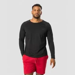 ICANIWILL Training Club Raglan Long Sleeve, Black
