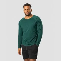 ICANIWILL Training Club Raglan Long Sleeve, Dark Teal