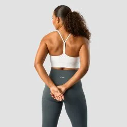 ICANIWILL Nimble Strappy Sports Bra, White -butik med fitnessudstyr 13135 002R ICANIWILL Nimble Strappy Sports Bra White 02 1222