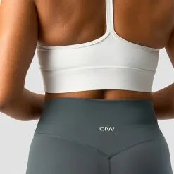 ICANIWILL Nimble Strappy Sports Bra, White -butik med fitnessudstyr 13135 002R ICANIWILL Nimble Strappy Sports Bra White 04 1222