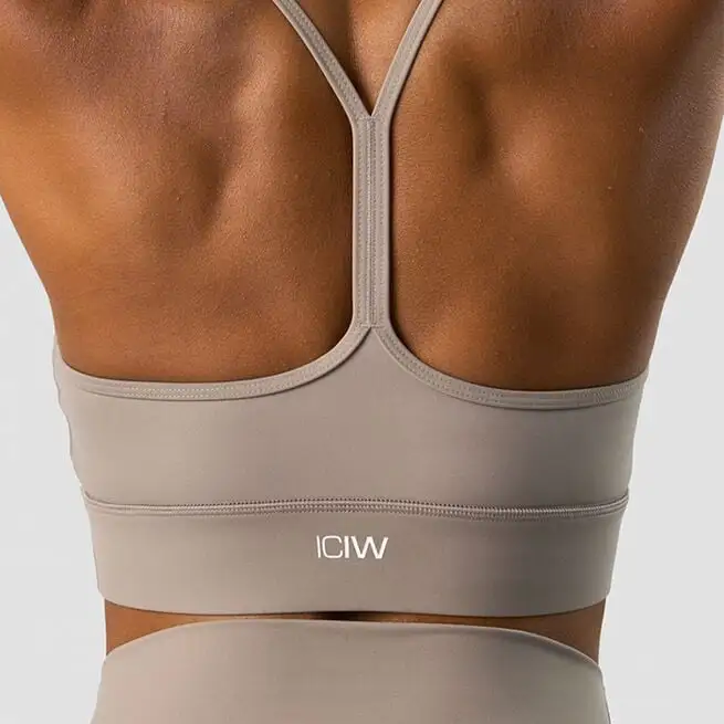 ICANIWILL Nimble Strappy Sports Bra, Greige 4 ICANIWILL Nimble Strappy Sports Bra, Greige - Billede 4