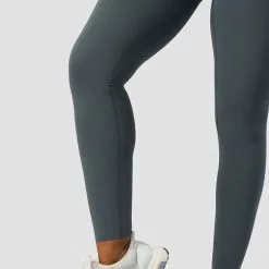 ICANIWILL Nimble V-shape Tights, Elm Green -butik med fitnessudstyr 13137 141R ICANIWILL Nimble V shape Tights Elm Green 03 1222