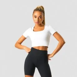 ICANIWILL Nimble Soft Cropped T-shirt, White
