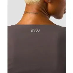 ICANIWILL Nimble Soft Cropped T-shirt, Clay -butik med fitnessudstyr 13139 279R ICANIWILL Nimble Soft Cropped T shirt Clay 03 dec22