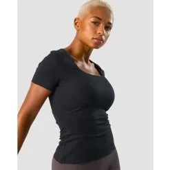 ICANIWILL Nimble Soft T-shirt, Black -butik med fitnessudstyr 13140 001R ICANIWILL Nimble Soft T shirt Black 03 dec22