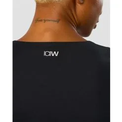 ICANIWILL Nimble Soft T-shirt, Black -butik med fitnessudstyr 13140 001R ICANIWILL Nimble Soft T shirt Black 04 dec22