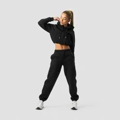 ICANIWILL Everyday Sweatpants Wmn, Black -butik med fitnessudstyr 13176 001R ICANIWILL Everyday Sweatpants Wmn Black 05 1122