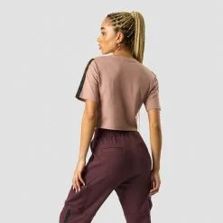 ICANIWILL Stance Cropped T-shirt, Dark Brown 41 ICANIWILL Stance Cropped T-shirt, Dark Brown -butik med fitnessudstyr 13181 194R ICANIWILL Stance Cropped T shirt Light Mauve 02 feb23 4